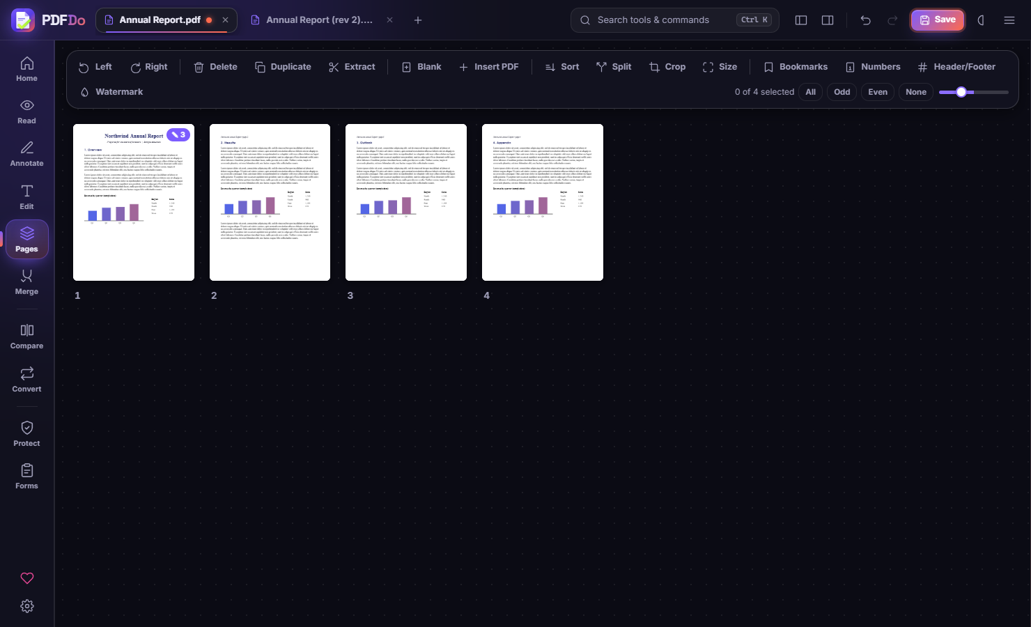 Page organizer
